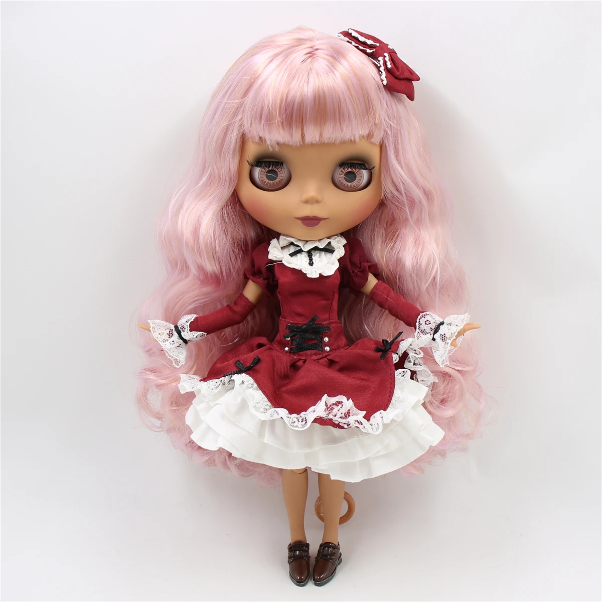 Ледяной DBS Blyth кукла косплей Великолепный костюм красная юбка с кружевными