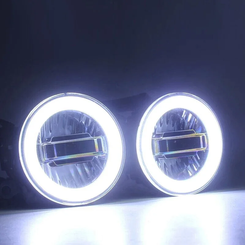 

Fog Lamp LED Car Light Daytime Running Light DRL 3-in-1 Function Auto Projector Bulb For Mitsubishi Outlander 2006 -2017 2018