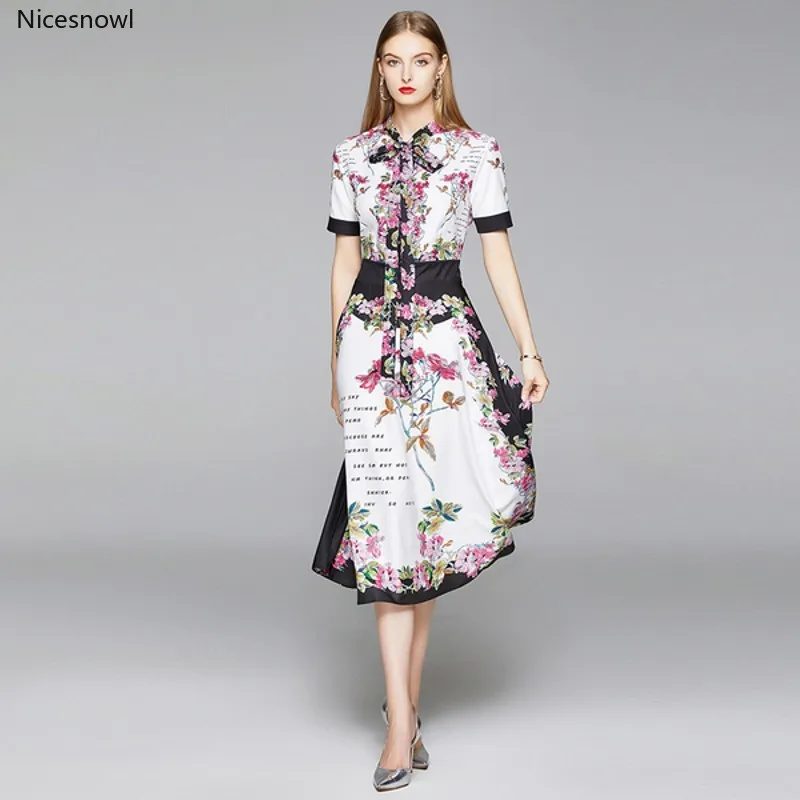 Женское модельное платье миди с коротким рукавом винтажное праздничное трапеция