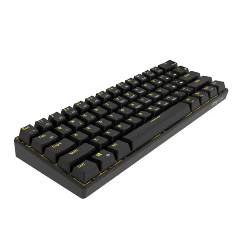 Проводная Механическая игровая клавиатура Royal Kludge RK61 с bluetooth и двойным режимом 60%