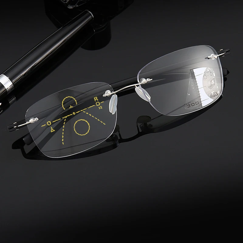 Iboode ультралегкие бескаркасные прогрессивные многофокальные очки для чтения