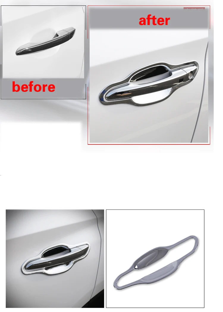 Накладка на дверную ручку автомобиля хромированная для Hyundai Tucson 2015 2016 2017 |