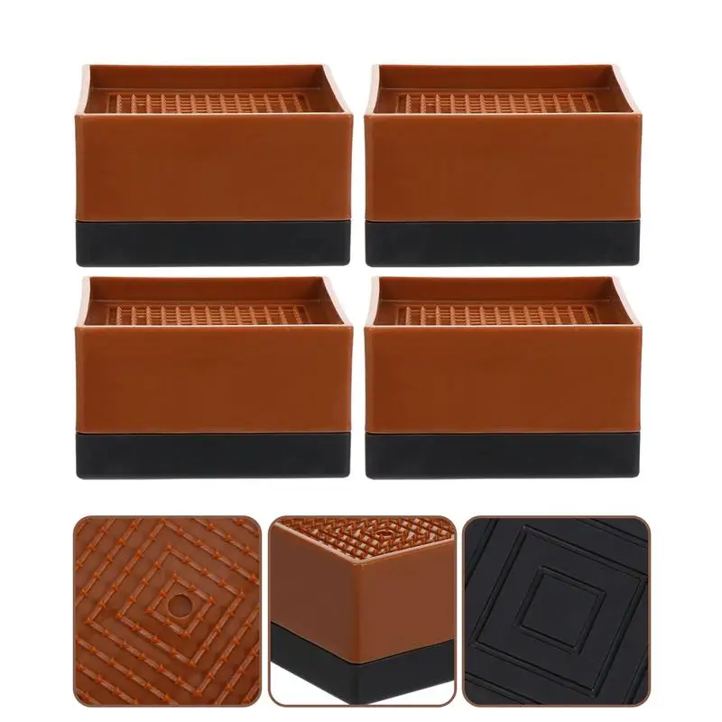 

4PCS Furniture Heightening Foot Pad Non-skid Cabinet Foot Base Heightening Furniture Foot Pad for Dorm Home