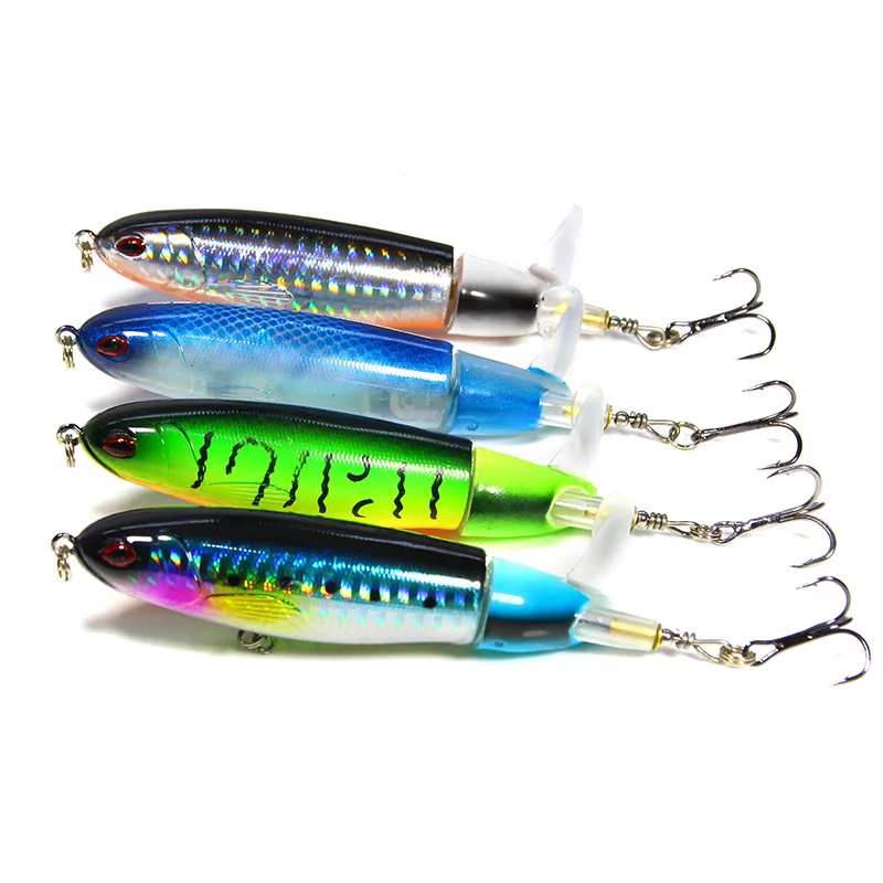 

14Cm 35G Propeller Tail Blood Trough Hook Fishing Crank Bait Wobbler 3D Eyes Hard Lure Fishing Accessorie