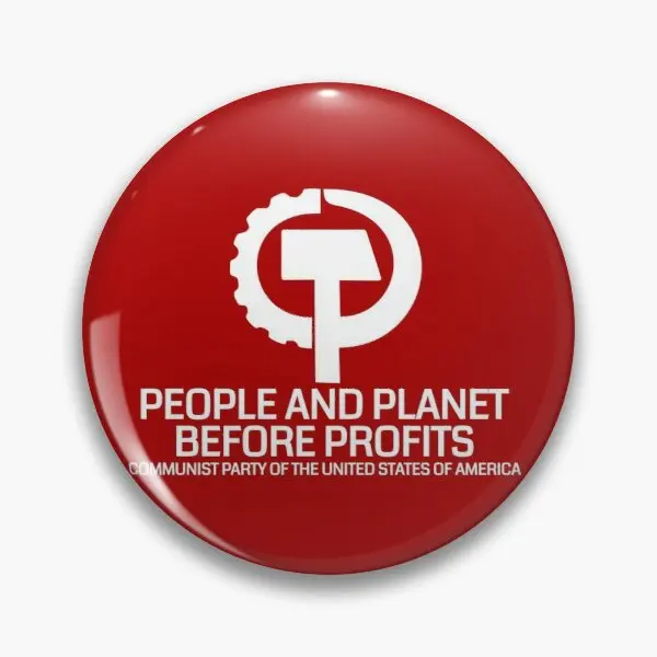 

People And Planet Before Profits Commu Customizable Soft Button Pin Lover Women Creative Cartoon Decor Lapel Pin Collar Cute