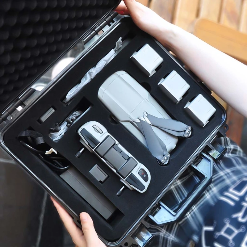 

Suitcase For -DJI Mavic Air 2 Waterproof Storage Box Compression Drop Accessory F42D