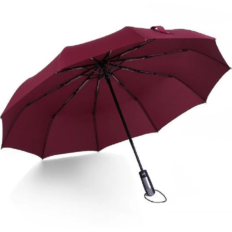 Прочный Ветрозащитный Мужской Зонт 9K полностью автоматический ветрозащитный