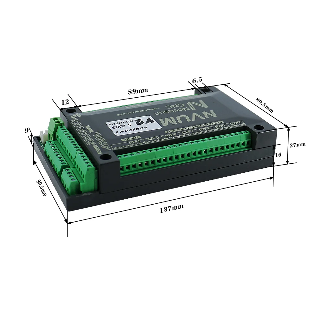 CNC Mach3 NVUM USB/ Ethernet NVEM Breakout Board + NVMPG 6axis Handwheel With LCD Display 6 Axis MPG For DIY Router NEWCARVE | Инструменты