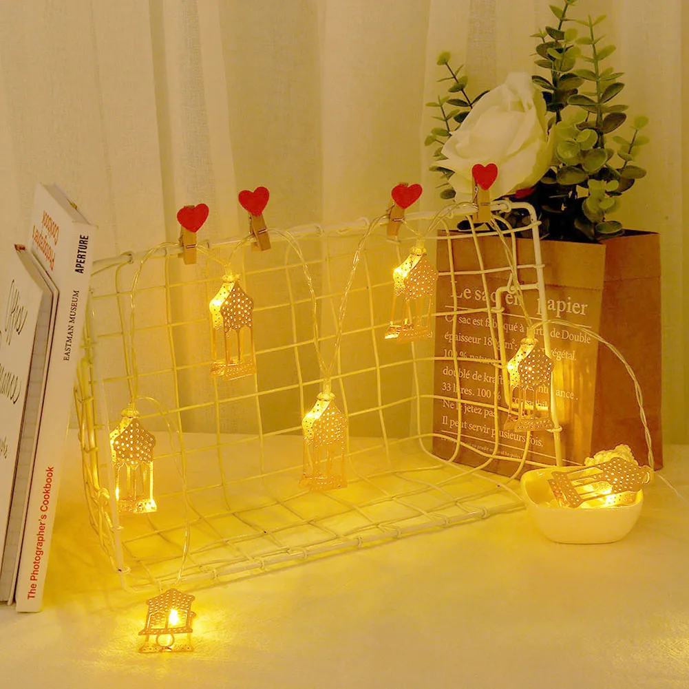 

Ramadan Decorations LED Decorative Light String Lights Flexible Fairy Lights Battery Powered Night Light for Home Wall Bedroom
