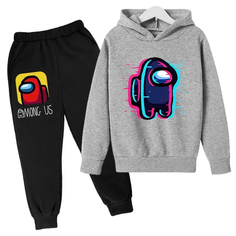

Spring And Autumn Children's Clothing Girls Boys Clothing Baby Hoodie Sportswear Cotton And Polyester Sports Sweatshirt + Pants