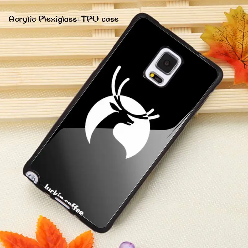 

luckin coffee Phone Case Acrylic Plexiglass TPU phone case For Samsung Note20 10 9 8 7 5 Pro ULTRA