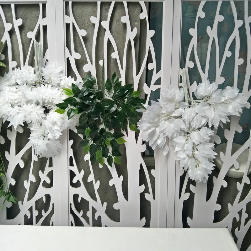 

White banyan leaves Green plants Photography Decoration Wedding Hotel Decoration Home Decoration Artificial Plants
