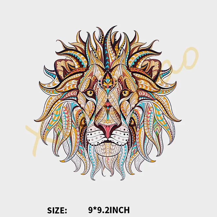 Новый Цвет Король Лев 3D термонаклейка одежда патчи наклейки патч для мужских