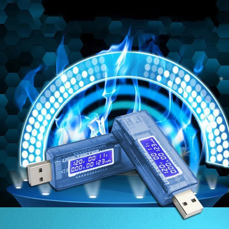 USB измеритель тока Емкость портативное зарядное устройство с USB вольт ампер тестер power Bank доктор вольтметр для напряжения Амперметр зарядное устройство детектор