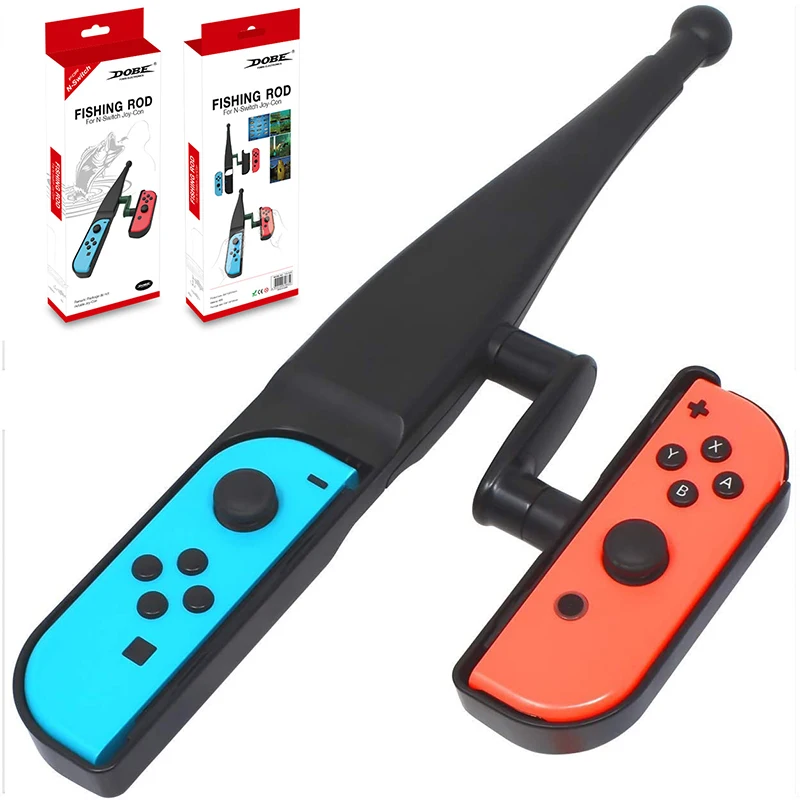 New Version Fishing Rod for Nintend Switch Joy-Con Accessories Fishing Game Kit for Switch Joy-Con Console Controller Game