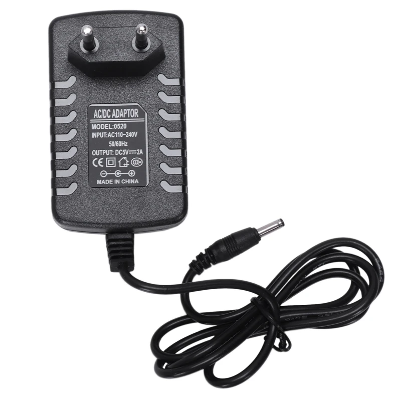Штепсельная Вилка европейского стандарта AC 100 240V DC/DC 5V 2A адаптер конвертер