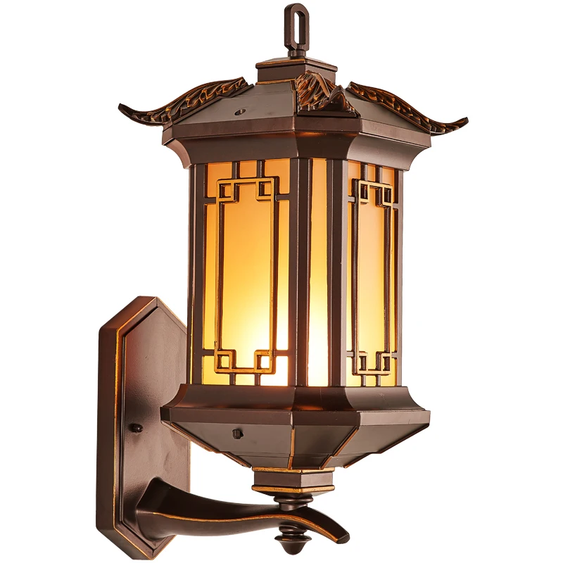 Новейший популярный Ретро наружный Настенный светильник водонепроницаемый