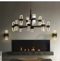 creative living room chandeliers post modern minimalist designer personality bedroom light luxury model room lamps