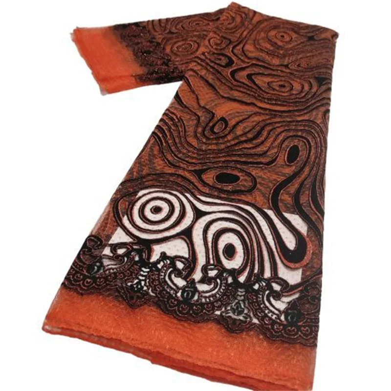 

Африканская кружевная ткань высокого качества, бархатное кружево, маленькие розовые блестки, французское Сетчатое кружево, тюль, сетчатая ...