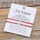 2 шт.компл. независимо от того, где браслет Лучший Друг подвеска компас отношения на большие расстояния браслет для пары для него