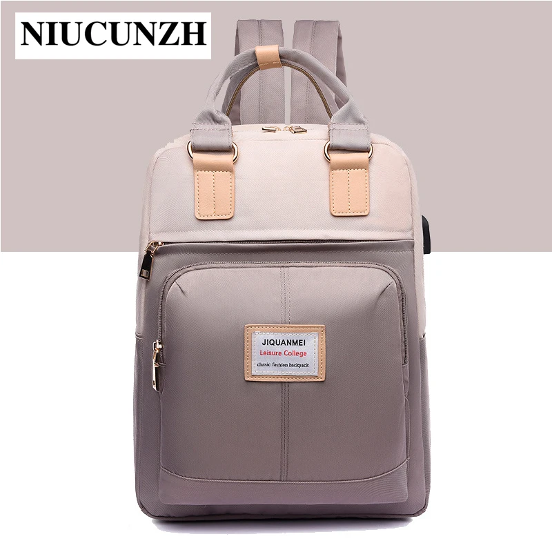 NIUCUNZH USB Rechargeable Shoulder PC Bag Stylish Notebook Bag 14 