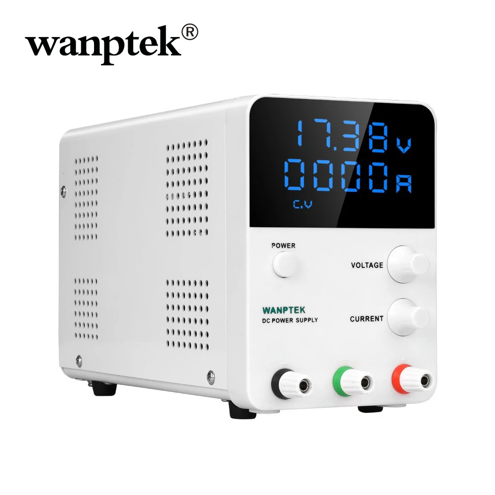 Wanptek 4 цифры мини Импульсный DC лабораторный источник питания 30 в 60 в 5A 10A Регулируемый регулятор напряжения источник питания переменный для проверки