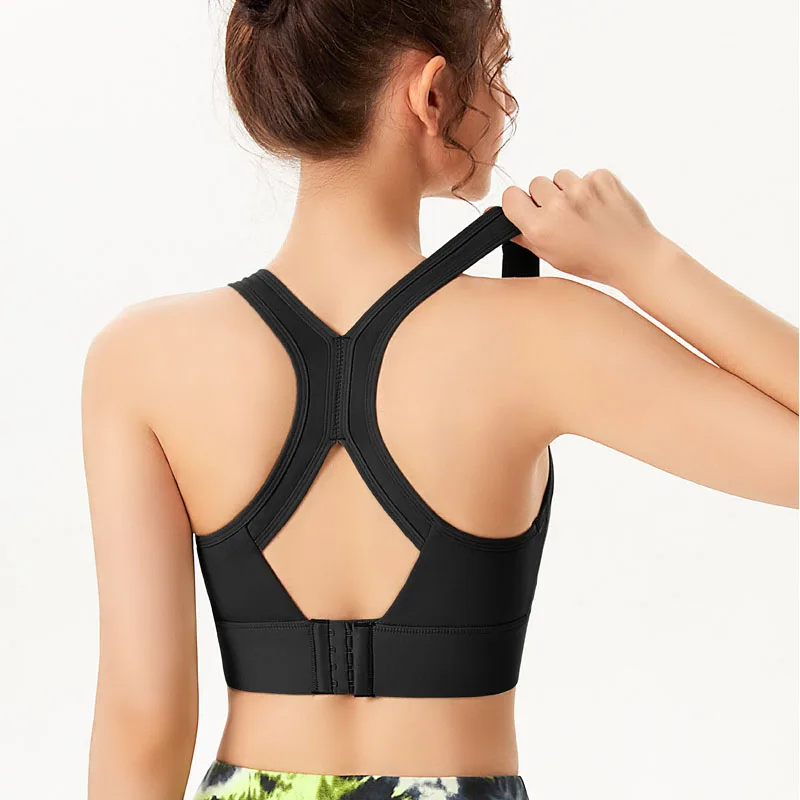Nylon Running Fitness Yoga Sport Bra Women Sexy Beauty Back Breathable Underwear Female Push Up Yoga Crop Top Bra 5 Colors Mujer