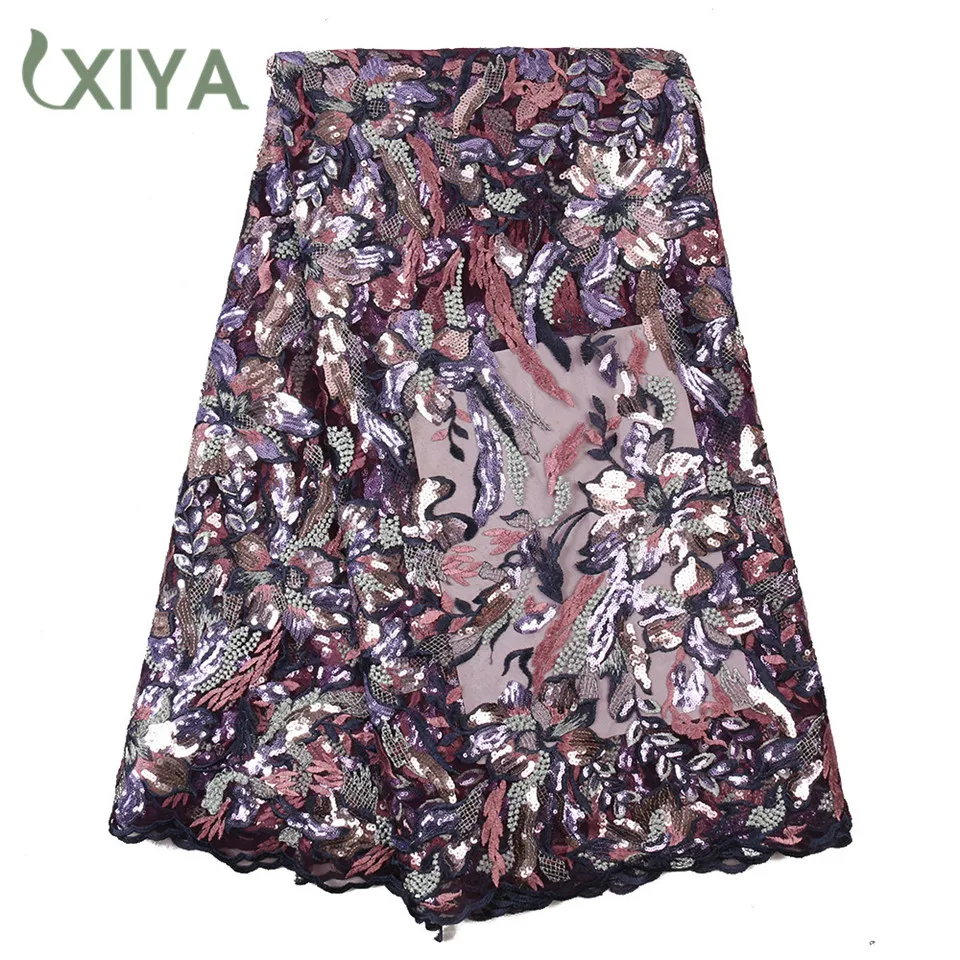 Вышивка африканская блестящая кружевная ткань 2020 высокое качество нигерийская