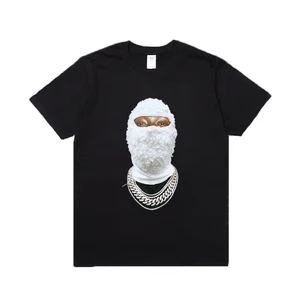 Лучшая футболка nom Ih uh nit, уличная одежда в стиле хип-хоп, 3D футболки с бриллиантами в масках, модная Высококачественная хлопковая Футболка 1:1 для скейтборда