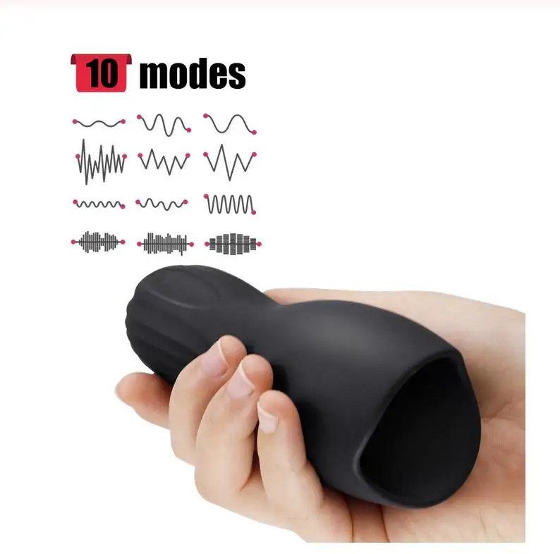 Тренажер задержки мужской мастурбатор вибратор 10 режимов пенис автоматический