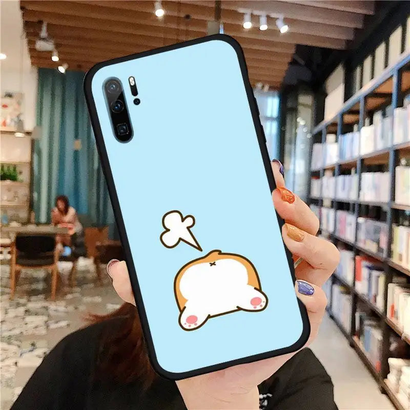 

Corgi cute Phone Case For Huawei honor Mate P 9 10 20 30 40 Pro 10i 7 8 a x Lite nova 5t