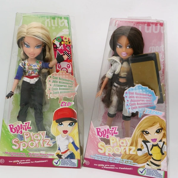 Оригинальная Кукла Bratz в коробке игровая Спортивная кукла с скейтбордом лучший
