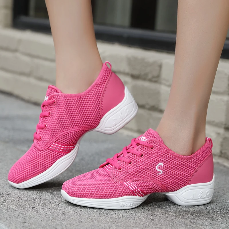 Женские кроссовки модная спортивная обувь для джазовых танцев тренировочная