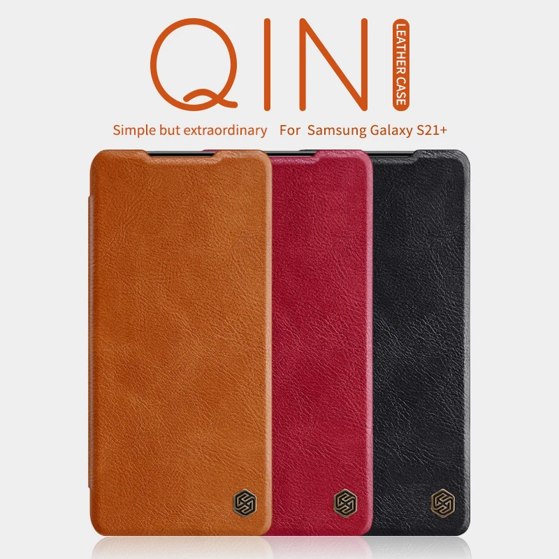 

For Samsung Galaxy S20 case Nillkin Qin PU wallet case Samsung S21 Flip leather cover for Galaxy S20 Ultra 5G/s10 plus/s10e case