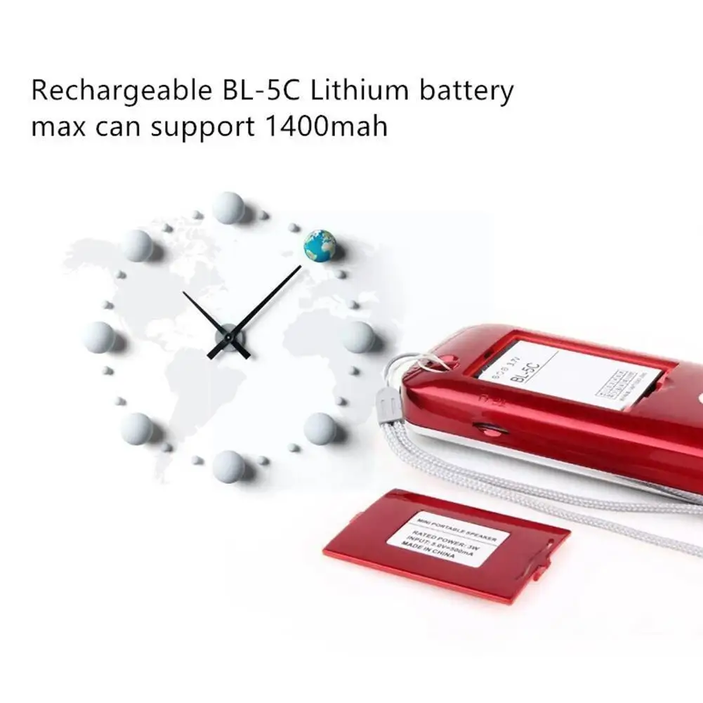 Портативный мини-динамик L-088 mp3-плеер с фонариком FM Поддержка Hi-Fi радио стерео TF AUX