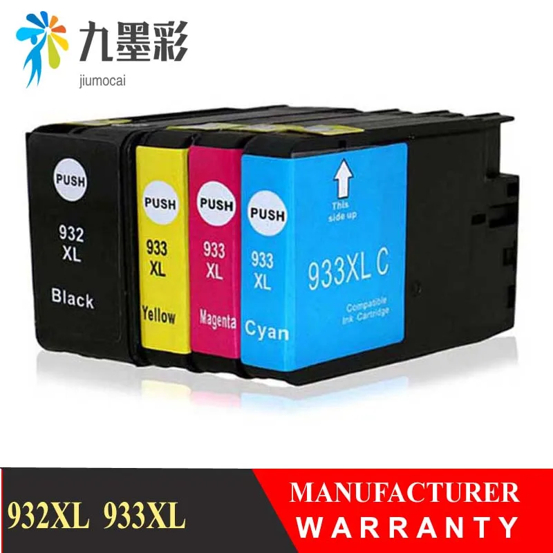 Совместимый сменный чернильный картридж для принтеров HP 932 XL 933 Officejet 6100 6600 6700 7110