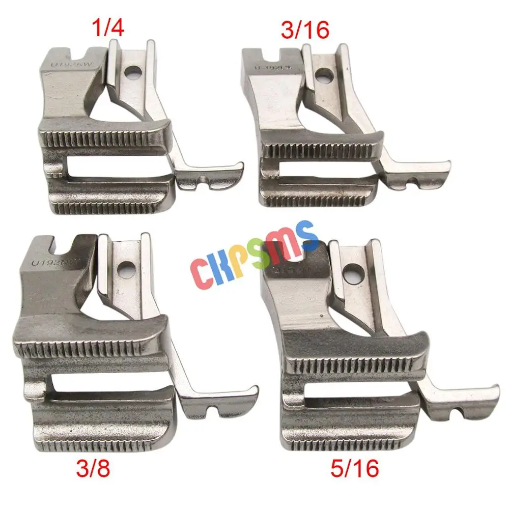 

1SET #U192W+U193KW Double Welt Foot Set fit For Consew 205RB / Juki DU-141 DU-1181 BROTHER DB2-B797 Walking Foot Machine