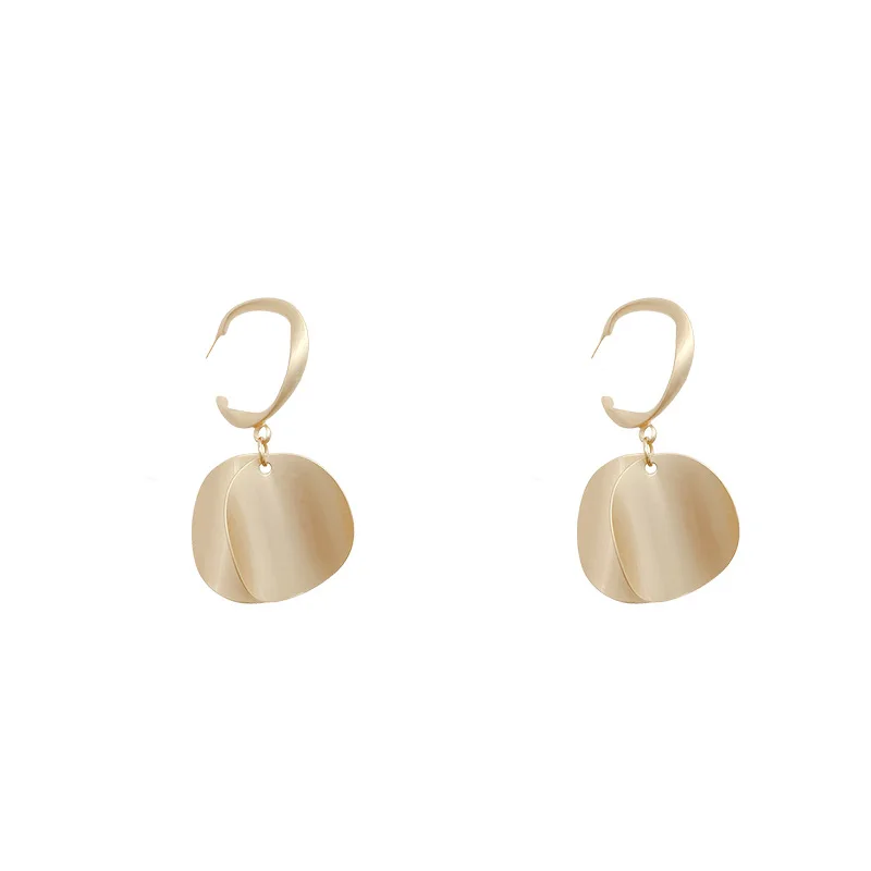 

Irregular personality matte metal earrings exaggerated retro design earrings women 2020 new trendy earrings