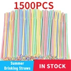 600 шт.упаковка, разноцветные регулируемые соломинки для напитков