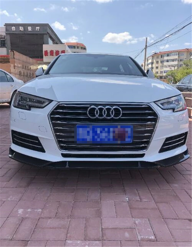 Защитный диффузор для заднего бампера Audi A4 ABS 2016-2018 комплект корпуса RXK бампер