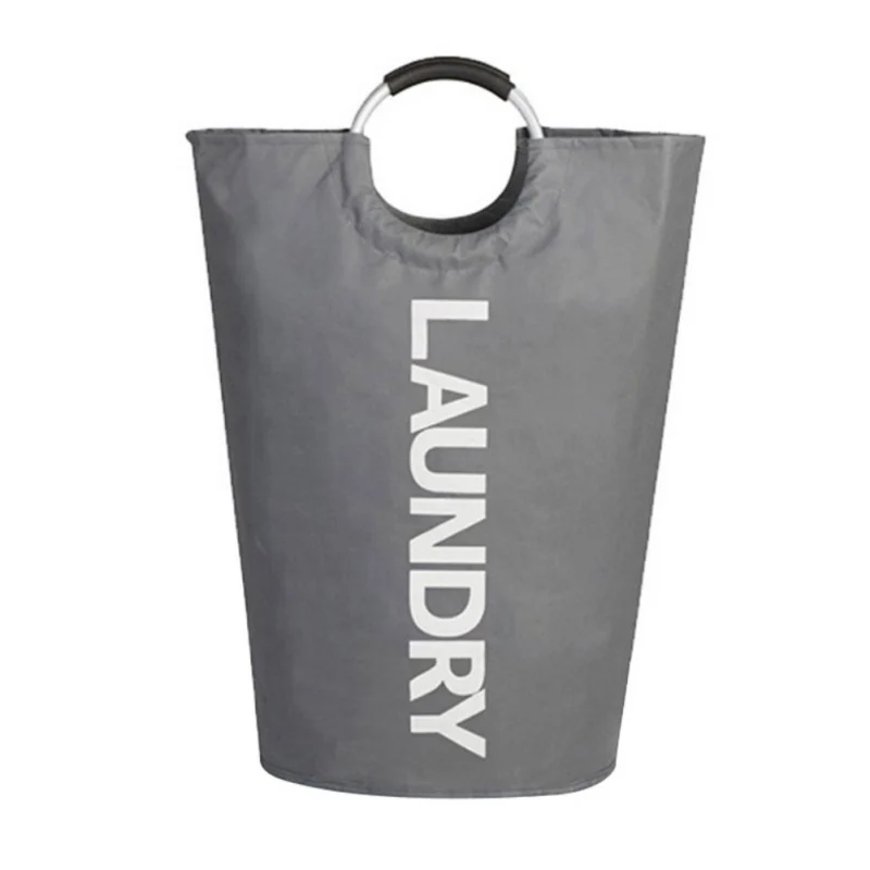 

Foldable Laundry Basket Laundry Bag Alloy Handle Foldable Laundry Bucket Waterproof