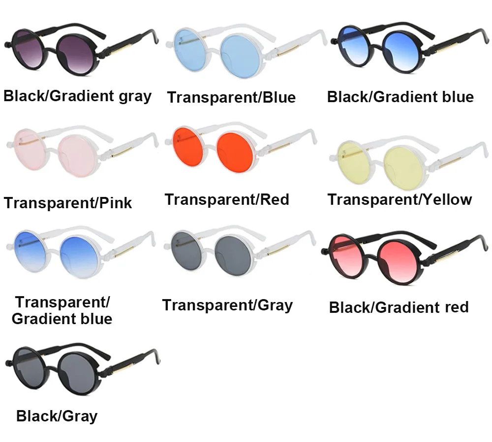 Мужские солнцезащитные очки в стиле стимпанк винтажные ретро UV400 | Аксессуары для