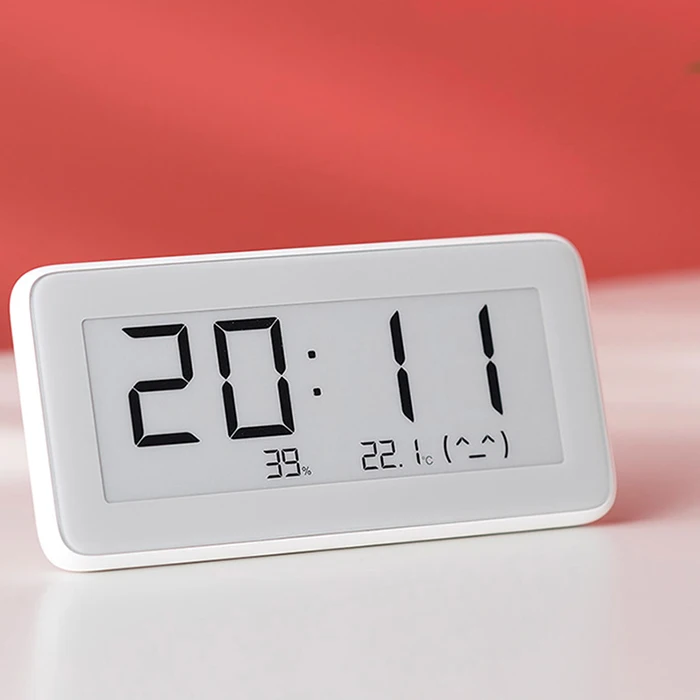 White Xiaomi Mijia BT4.0 беспроводные смарт-электрические цифровые часы для помещений и улицы гигрометр термометр ЖК-измерения температуры инструменты - Цвет: White