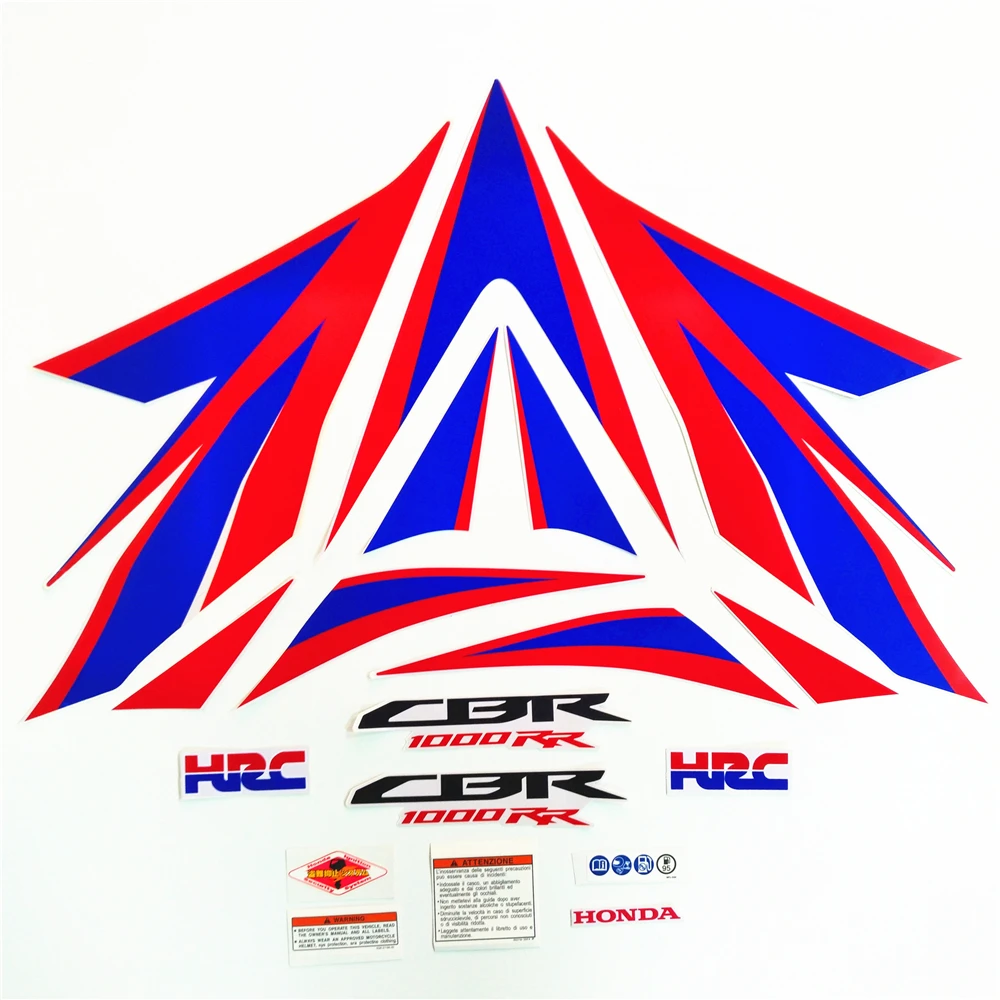 

Motorcycle For Honda CBR1000RR 12 CBR 1000 RR 2012 CBR1000 Fairing Sticker Full Kit Applique High Quality Whole Vehicle Decal