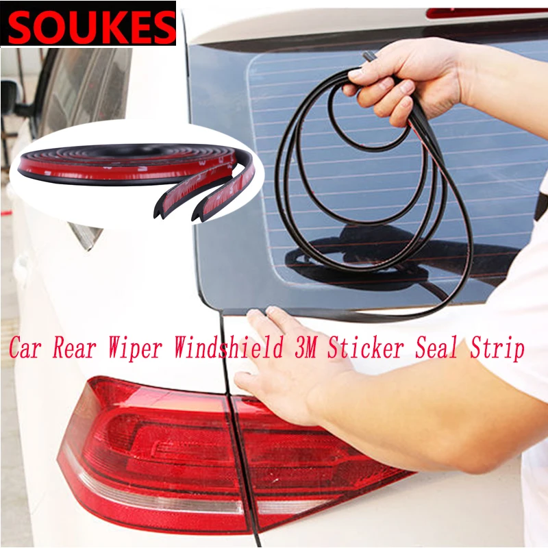 Car Rear Windshield Wiper Trim Moulding Seal Strip For Mitsubishi Lancer 10 ASX Pajero X Ford Focus 2 3 Fiesta Citroen C4 C5 C3 Car Rear Windshield Wiper Trim Moulding Seal Strip For Mitsubishi Lancer 10 ASX Pajero X Ford Focus 2 3 Fiesta Citroen C4 C5 C3