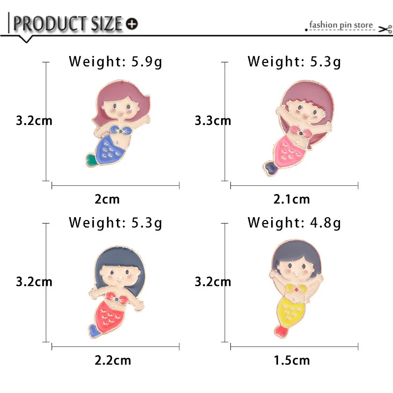 Эмалированная Брошь для женщин милый мультяшный разноцветный значок на булавке