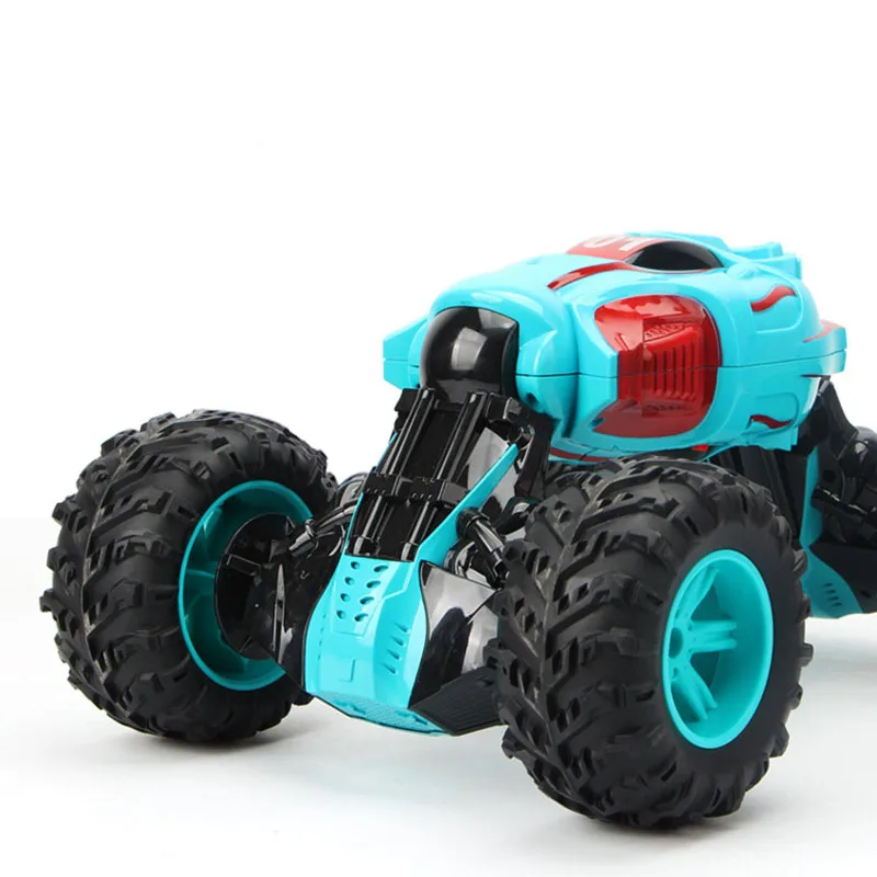 42.CM 1/12 RC 2,4G 4WD металлический пульт дистанционного управления внедорожником автомобильный двусторонний трюк четырехколесный привод скалолазание деформация автомобиль движущаяся детская игрушка