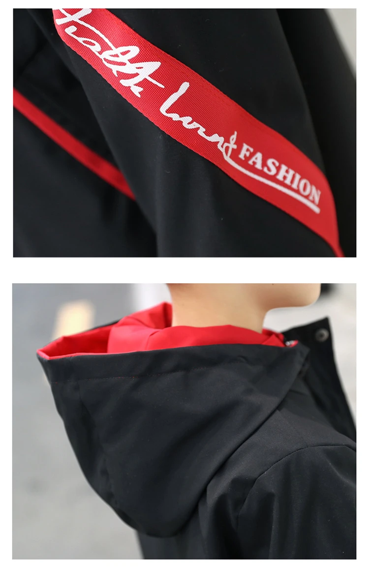 Весенне осенний Тренч для мальчиков подростков новая детская модная