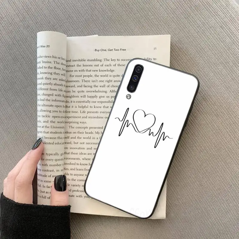 

Cute Love Heart Lovers Phone Case For Samsung galaxy S 7 8 9 10 20 edge A 6 10 20 30 50 51 70 note 10 plus