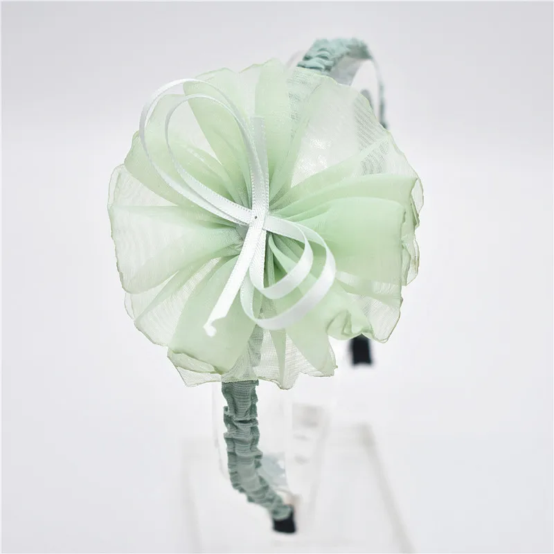 Корейская Кружевная повязка на голову украшение из жемчуга блесток лук-резинки